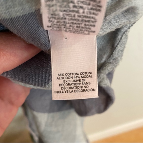 VS Pink Button-Front Pajama Shirtdress - Picture 5 of 6